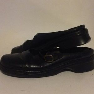 Sonoma mules in dark brown in 6.5